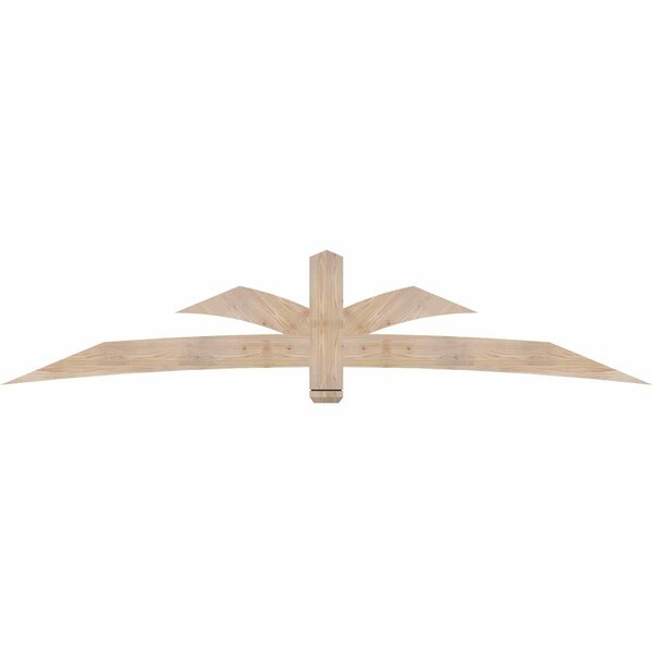 Ekena Millwork Davenport Smooth Timber Gable Bracket, Douglas Fir, 108"W x 22"H x 1 1/2"D x 5 1/2"F, 5/12 Pitch GBW108X22X0206DAV00SDF - main